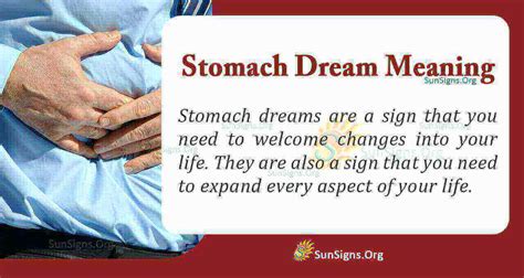 The Psychological Interpretation of an Enlarged Stomach in Dreams