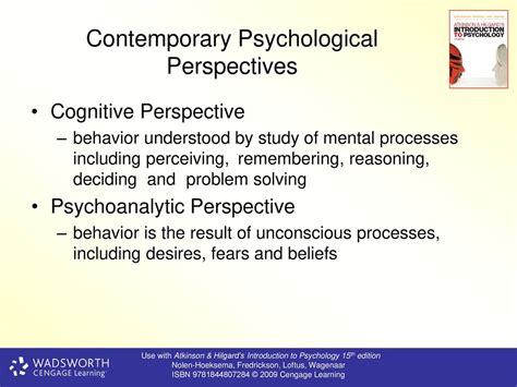 The Psychological Perspective: Unconscious Desires and Fears