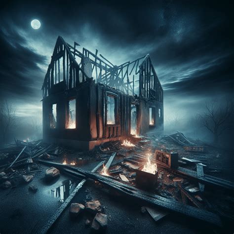 The Psychological Significance of a Dream Involving a Charred Residence