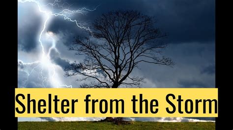 The Quest for Safety: Seeking Shelter from the Storm