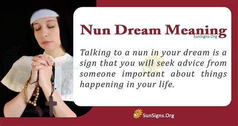 The Role of Religion in the Interpretation of Dreams Featuring a Nun