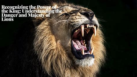 The Royal Majesty: Understanding the Lion as a Symbol of Power