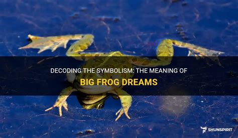 The Secret Messages: Decoding the Significance of a Frog's Dream Inside Your Chamber