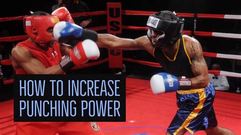 The Significance of Conditioning in Punching Power