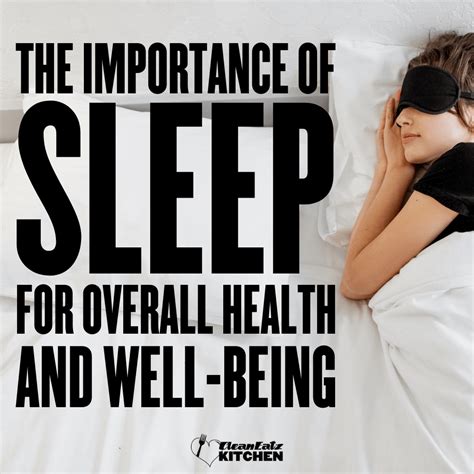 The Significance of High-Quality Sleep for overall Well-being