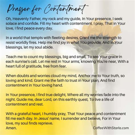 The Significance of Prayer in the Quest for Inner Contentment