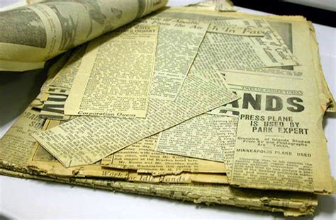 The Significance of Preserving Newspaper Clippings in Historical Context