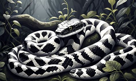 The Significance of a Black and White Banded Serpent in Dreams