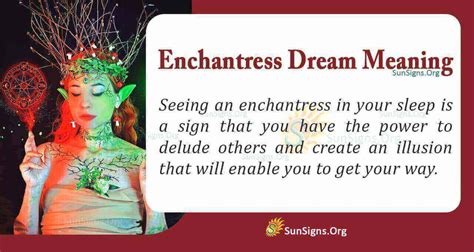 The Significance of the Enchantress in Dreams