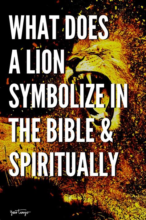 The Significance of the Yellow Lion from a Spiritual Perspective