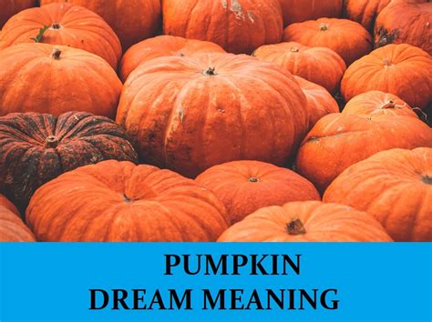 The Symbolic Meaning of Pumpkins in Dreams