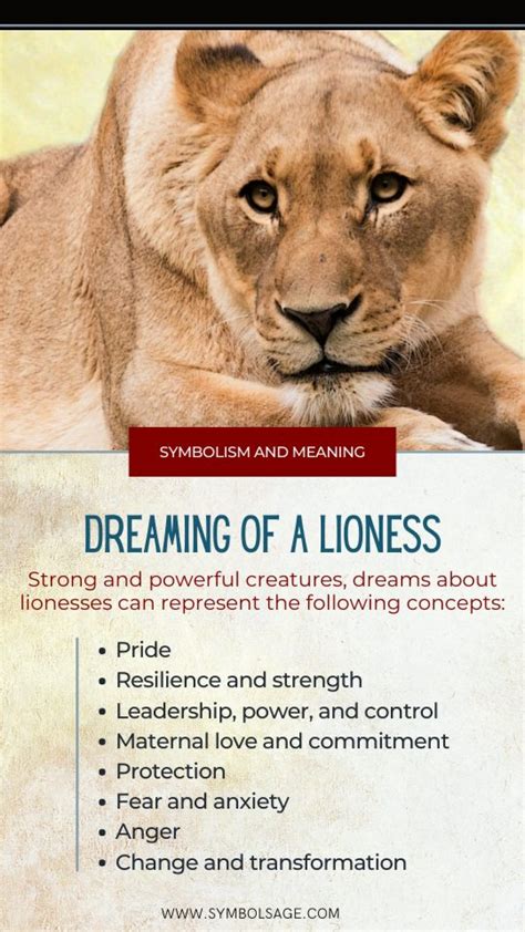 The Symbolic Meaning of a Lion in Dreams