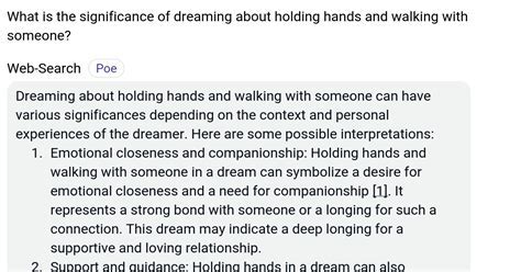 The Symbolic Significance of Dreaming about Walking Hand in Hand