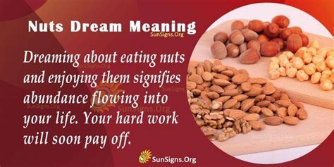 The Symbolic Significance of Nuts in the Realm of Dream Analysis