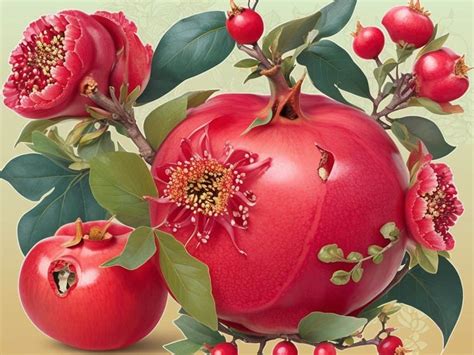 The Symbolic Significance of the Captivating Pomegranate Blossom