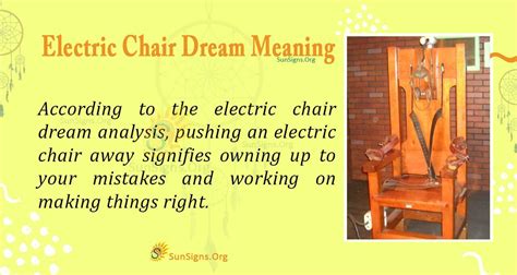 The Symbolic Significance of the Electric Chair in Dreams: Facilitating Psychological Metamorphosis