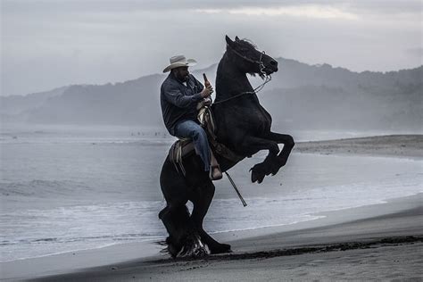 The Symbolism of a Man Riding a Black Horse