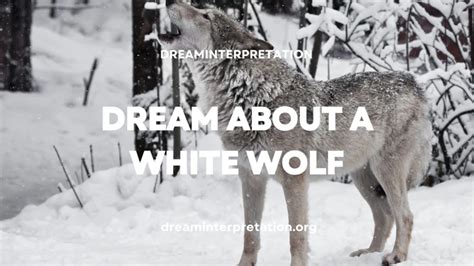 The Symbolism of a White Werewolf in Dreams