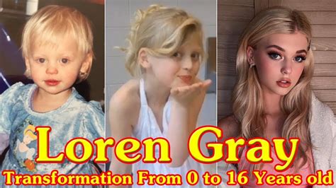 The Transformation of Loren Gray Over the Years