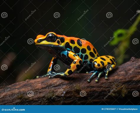 The Vibrant Spectrum of Poison Arrow Frogs