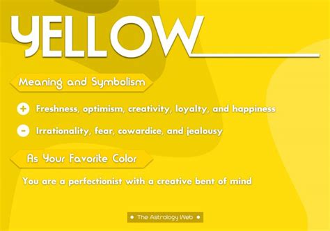 The Vibrant Symbolism of the Color Yellow