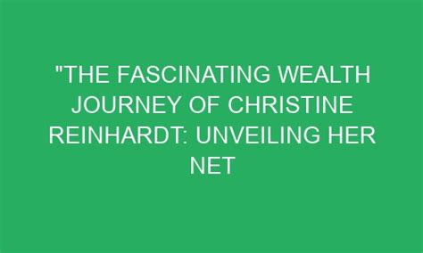 The Wealth of Christine Sucre: Unveiling Her Net Worth