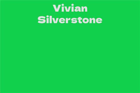 The Wealth of Vivian Silverstone