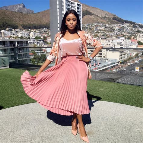 Thembi Seete's Fashion and Style Choices