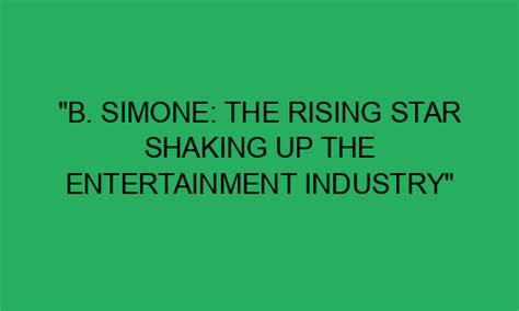 Tia Simone's Impact on the Industry