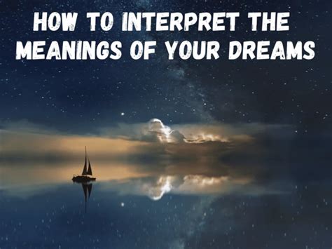 Tips for Analyzing and Interpreting Dream Imagery