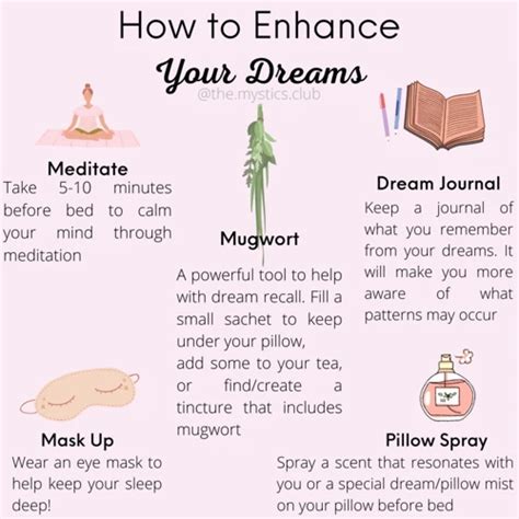 Tips for Enhancing Dream Recall and Exploring Dream Meanings