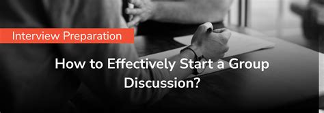 Tips for Initiating a Profound and Motivating Discussion