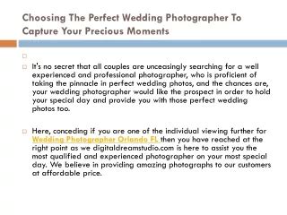 Tips for Selecting a Talented Wedding Photographer to Capture Your Cherished Moments