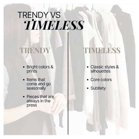 Trendy vs. Timeless: Achieving Harmonious Fashion Choices