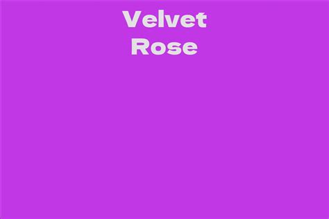 Uncover Velvet Rose's Net Worth