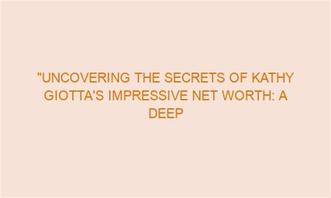 Uncovering the Secrets of Kathy Nam