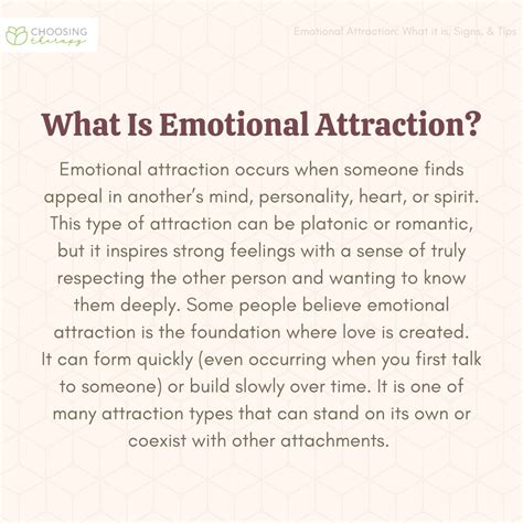 Understanding the Complexity of Emotional Attraction: