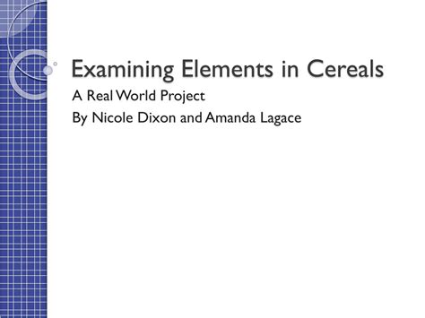 Understanding the Composition: Examining the Elements of Cereal Dreams