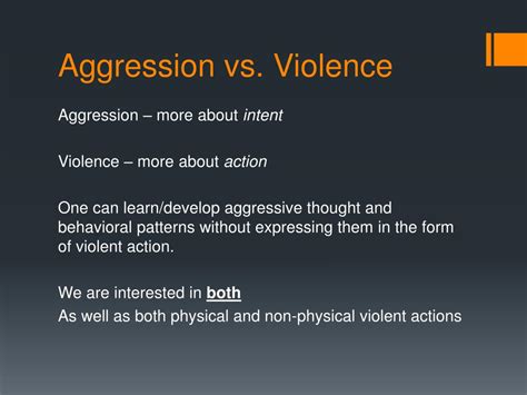 Understanding the Link between Aggressive Thoughts and Violent Fantasies