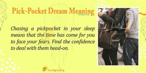 Understanding the Symbolism of Pickpocketing in Dreams