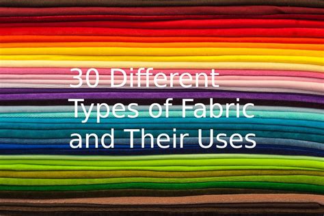 Understanding the Varied Types of Fabrics and Their Unique Washing Specifications