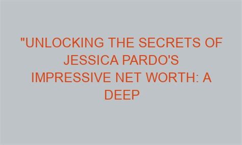 Unlocking the Secrets of Jessica Boston