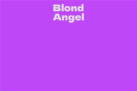 Unveiling Blond Angel's Net Worth