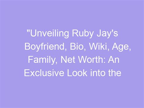 Unveiling Ruby Redd's Personal Life and Interests