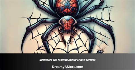 Unveiling the Meanings Behind Spider Tattoos