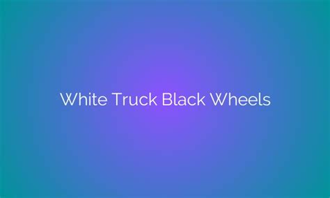 Unveiling the Symbolic Interpretations of a White Pickup Truck