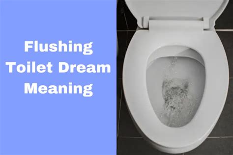 Unveiling the Symbolic Significance of Flushing Toilets in Dreams