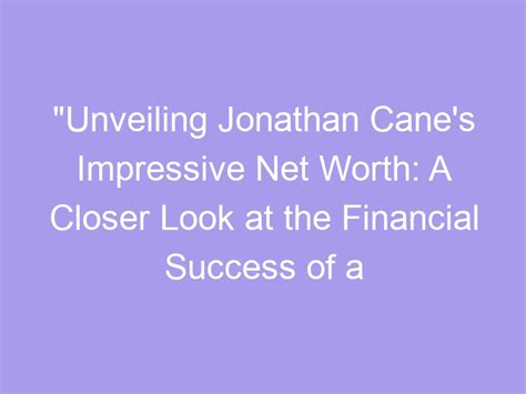 Unveiling the financial success of Candice Cane in the industry