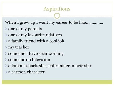 Upcoming Aspirations for the Young Star