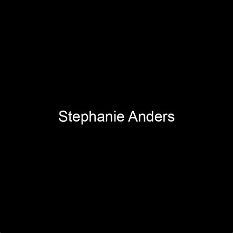 Valuation of Stephanie Anders' Worth